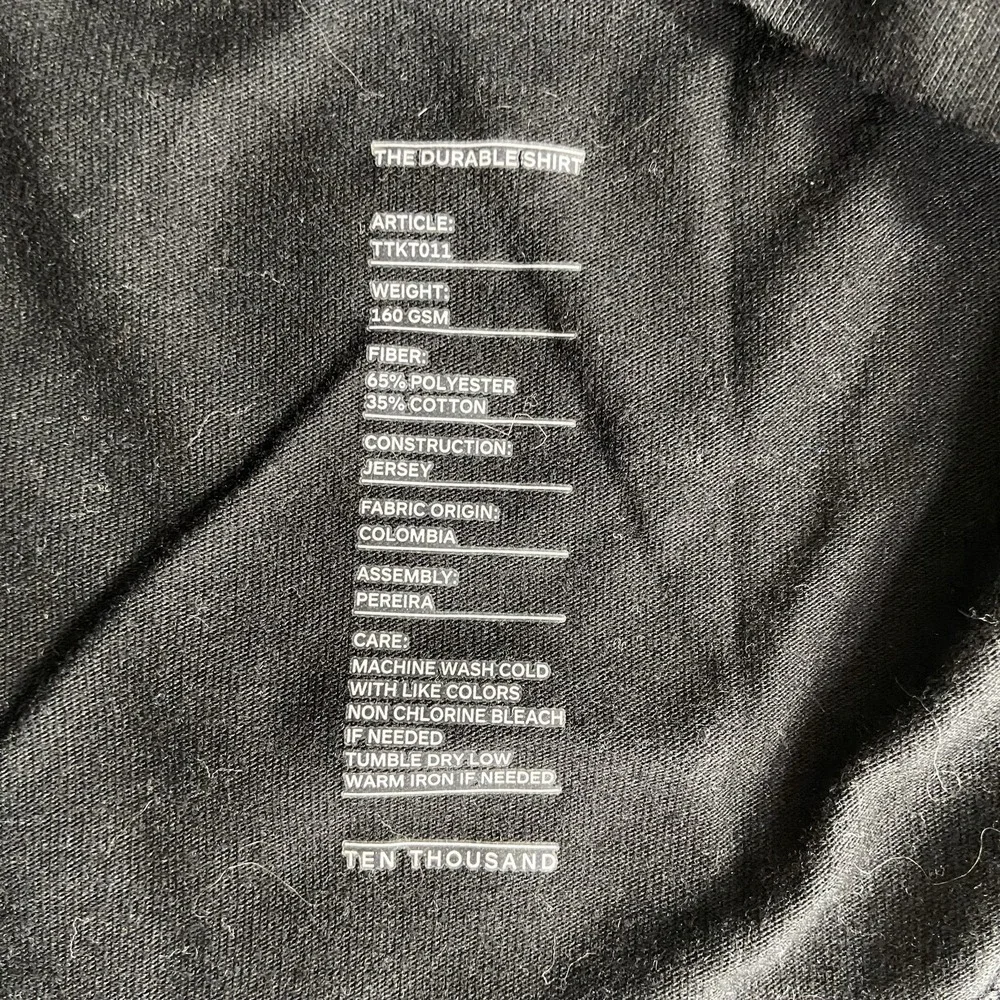 Ten Thousand Midnight Black Short Sleeve Tee - Picture 5 of 12